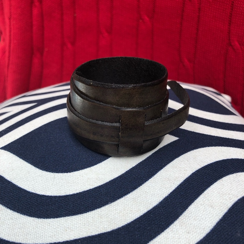 Leather Adjustable Wrap Bracelet